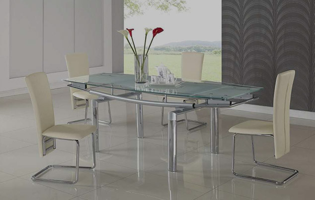 Меблі зі скла